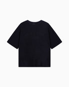 Alix The Label slub T-shirt black front artwork view