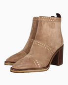 Profile showing camber and elastomer sole on Alpe ankle boot