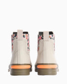 Barbour Abbeyfield packable ankle wellingtons beige back view – Áines Boutique