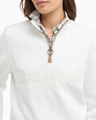 Barbour Cynthia jumper half zip neckline and pull detail – Áines Boutique