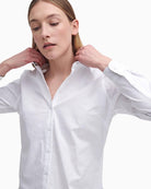 Barbour Derwent Long-Sleeved Shirt tartan collar detail – Áines Boutique