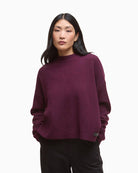 Barbour Leonie zip-up wool cardigan front view on woman – Áines Boutique