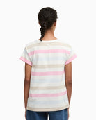 Barbour Lyndale striped cotton top back view woman wearing – Áines Boutique