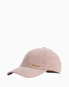 Barbour Oakley cord cap pink side view – Áines Boutique
