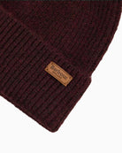 Barbour Pendle beanie branded badge detail – Áines Boutique