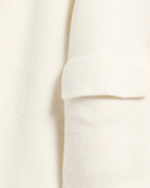 Barbour Alverstone Knitted Jacket in Ecru fabric detail