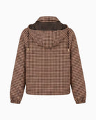 Barbour Audrey Showerproof Jacket in Burgundy back view