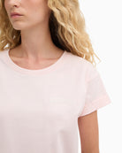 Barbour Bede T-shirt pink neckline detail – Áines Boutique
