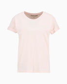 Barbour Bede T-shirt pink flat lay front view – Áines Boutique