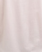 Barbour Bede T-shirt pink close up view of fabric – Áines Boutique