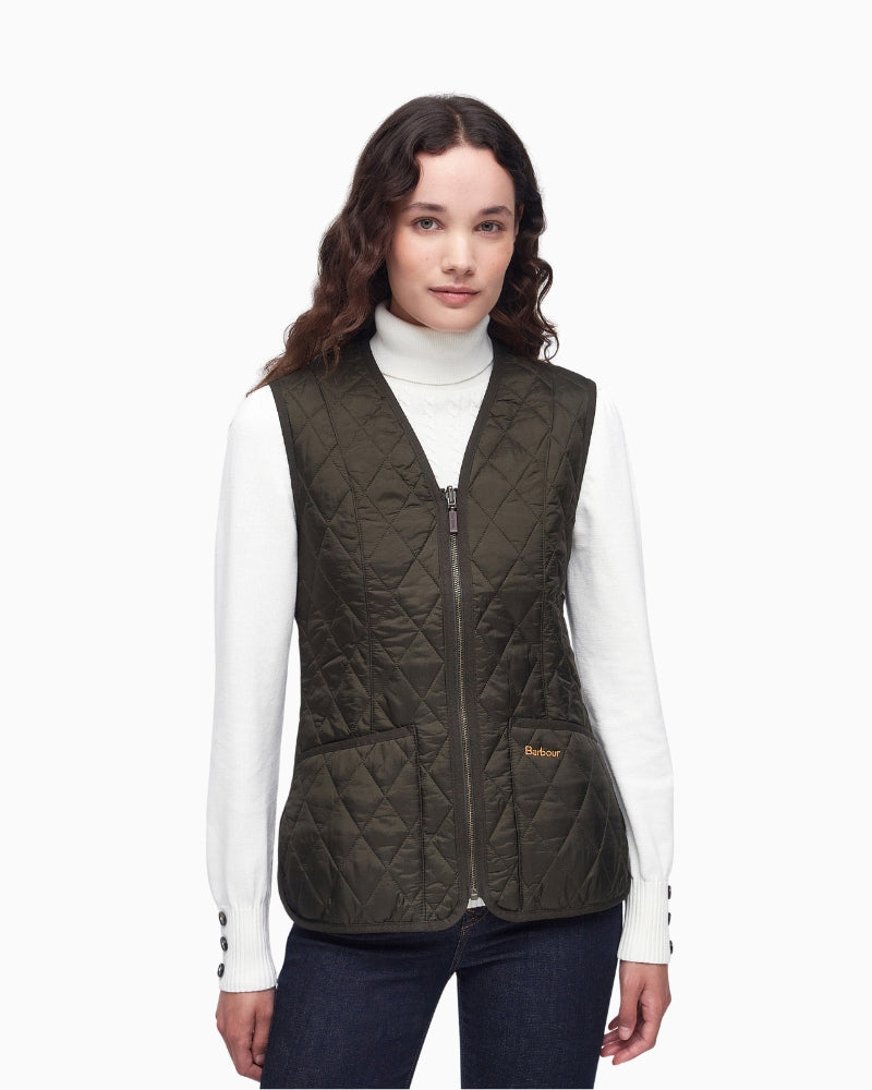 Barbour Betty Liner zipped into Beadnell jacket