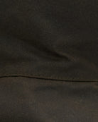 Barbour Brambling Wax Bucket Hat in Olive fabric detail