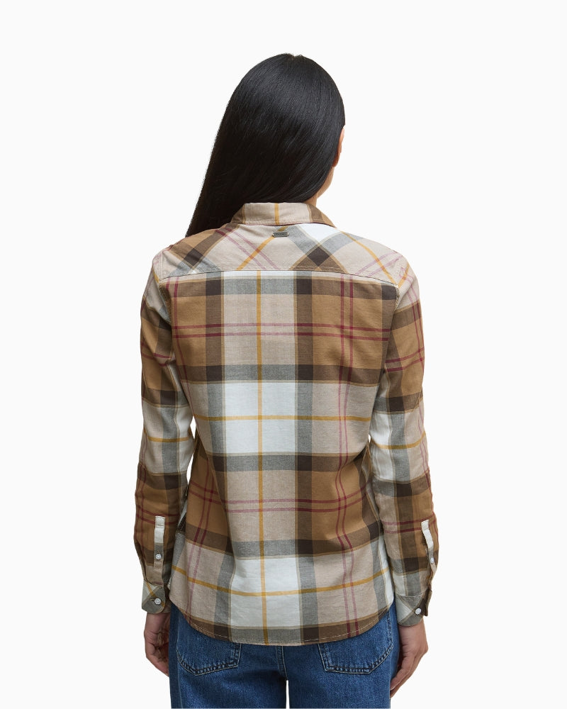 Back view showing relaxed fit and clean seam finish