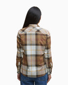 Back view showing relaxed fit and clean seam finish