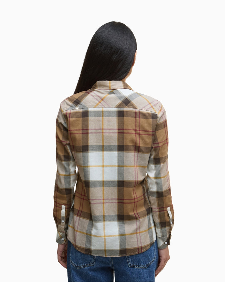 Back view showing relaxed fit and clean seam finish
