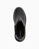Top view of Barbour Celina Chelsea Boots showing inner lining with brand logo
