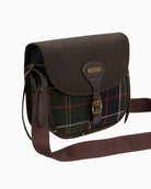 Barbour Cromarty Crossbody Bag in Tartan angled front view
