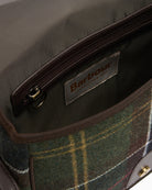 Barbour Cromarty Crossbody Bag in Tartan interior zipped pocket