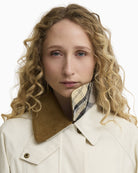 Barbour Cropped Beadnell casual jacket cord collar detail