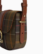 Barbour Elm Tartan Crossbody Bag in Tartan strap detail