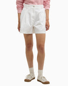 Barbour Fern shorts white front view – Áines Boutique