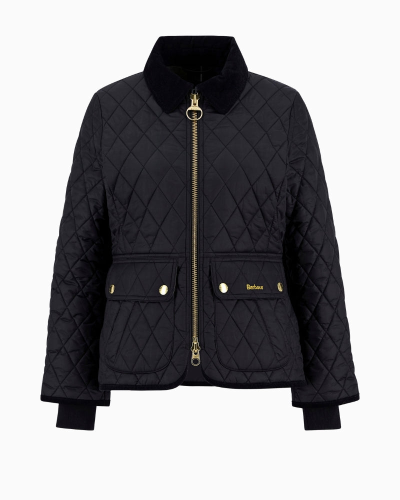 Barbour branding embroidered on lower pocket flap
