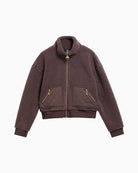 Barbour Gea Fleece in Brown fabric detail