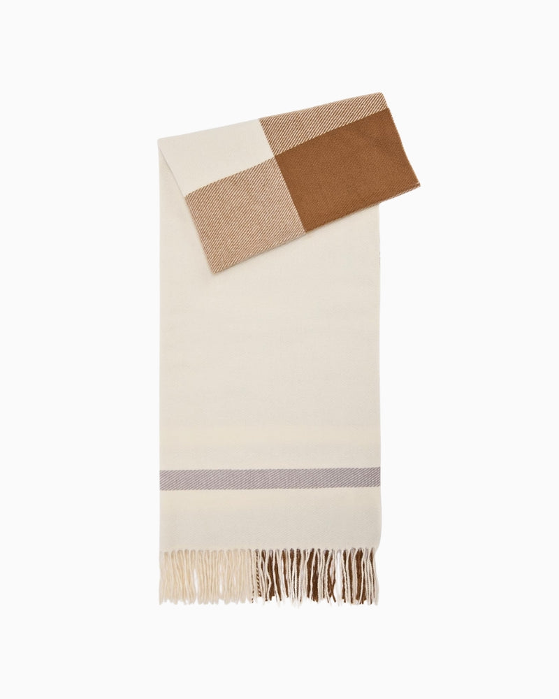 Barbour Harriet Tartan Scarf in classic check, front view