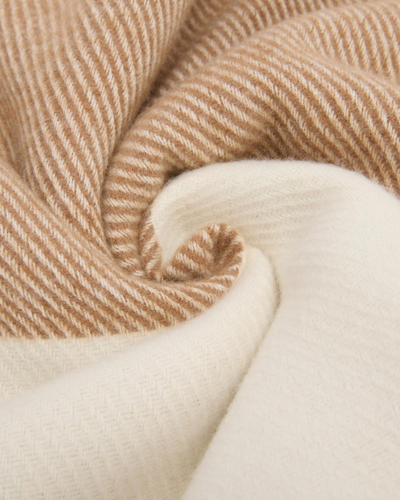 Close-up of brushed soft fabric texture on Barbour Harriet Scarf