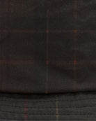 Barbour Haxelwood Bucket Hat in Tartan fabric detail