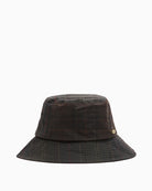 Barbour Haxelwood Bucket Hat in Tartan front angled view
