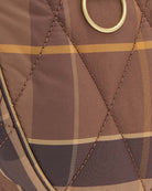 Barbour Healy Tartan Sling Bag in Tartan quilted fabric detail