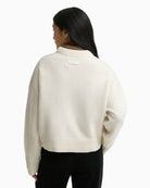 Barbour Ivybridge Jumper Ecru back view