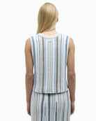 Barbour Josie knitted vest back view