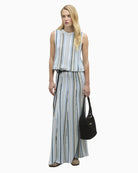 Barbour Josie knitted vest striped outfit styling