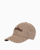 Barbour Kirkless Cap in Brown angled side view