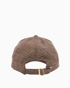 Barbour Kirkless Cap in Brown back view with adjustable buckle