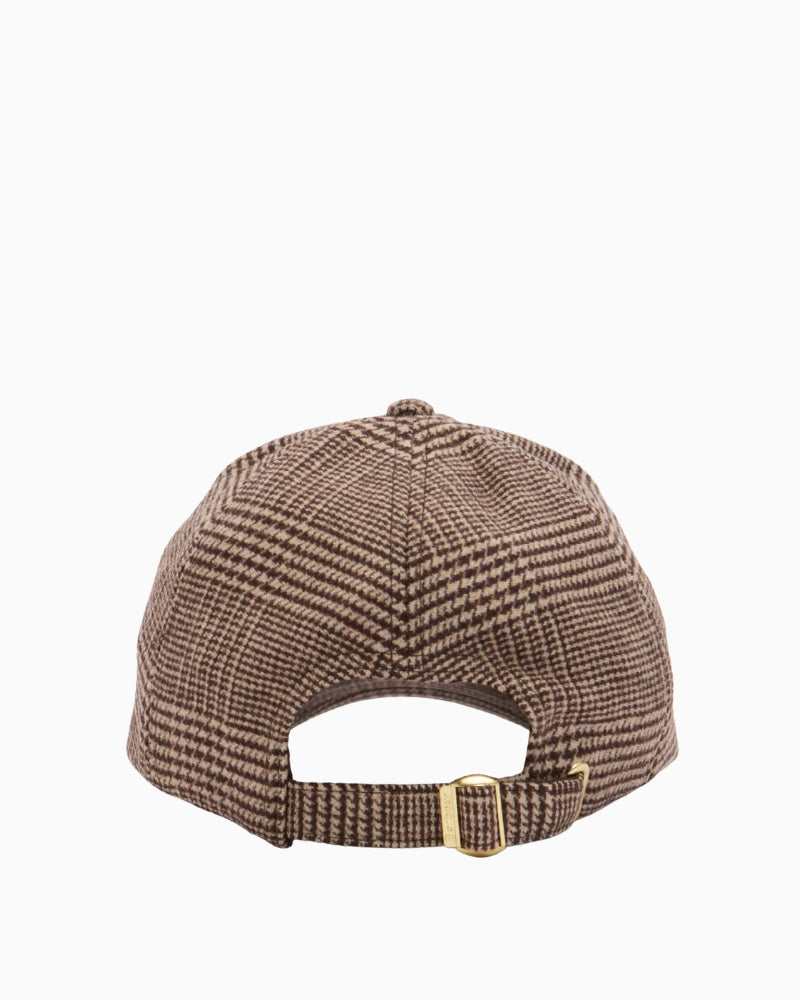 Barbour Kirkless Cap in Brown back view with adjustable buckle