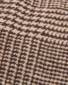 Barbour Kirkless Cap in Brown check fabric detail