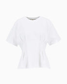 Barbour Liza T-shirt white front view