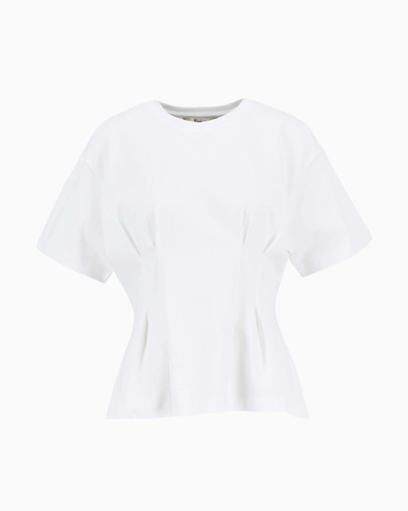 Barbour Liza T-shirt white front view