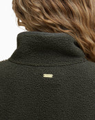Barbour badge stitched at the back in tonal thread