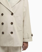 Barbour Maisy showerproof jacket button detail