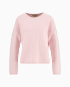 Barbour Marine knitted jumper pink, flat lay front view – Áines Boutique