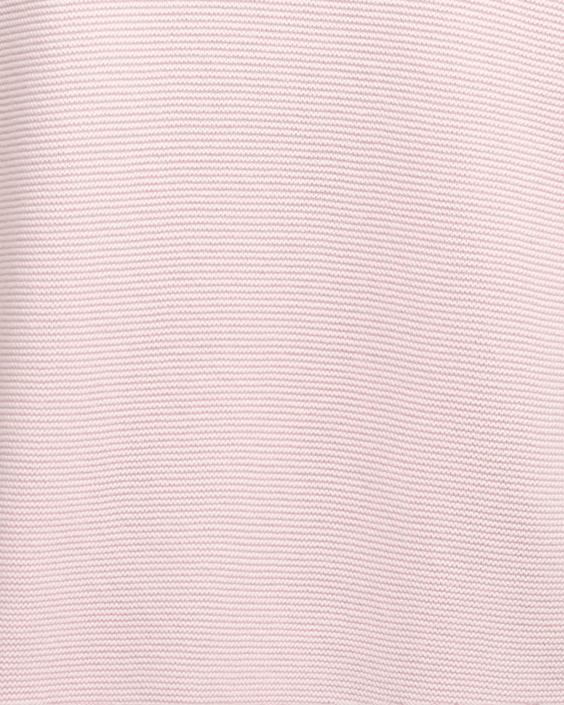 Barbour Marine knitted jumper pink, close-up fabric view – Áines Boutique