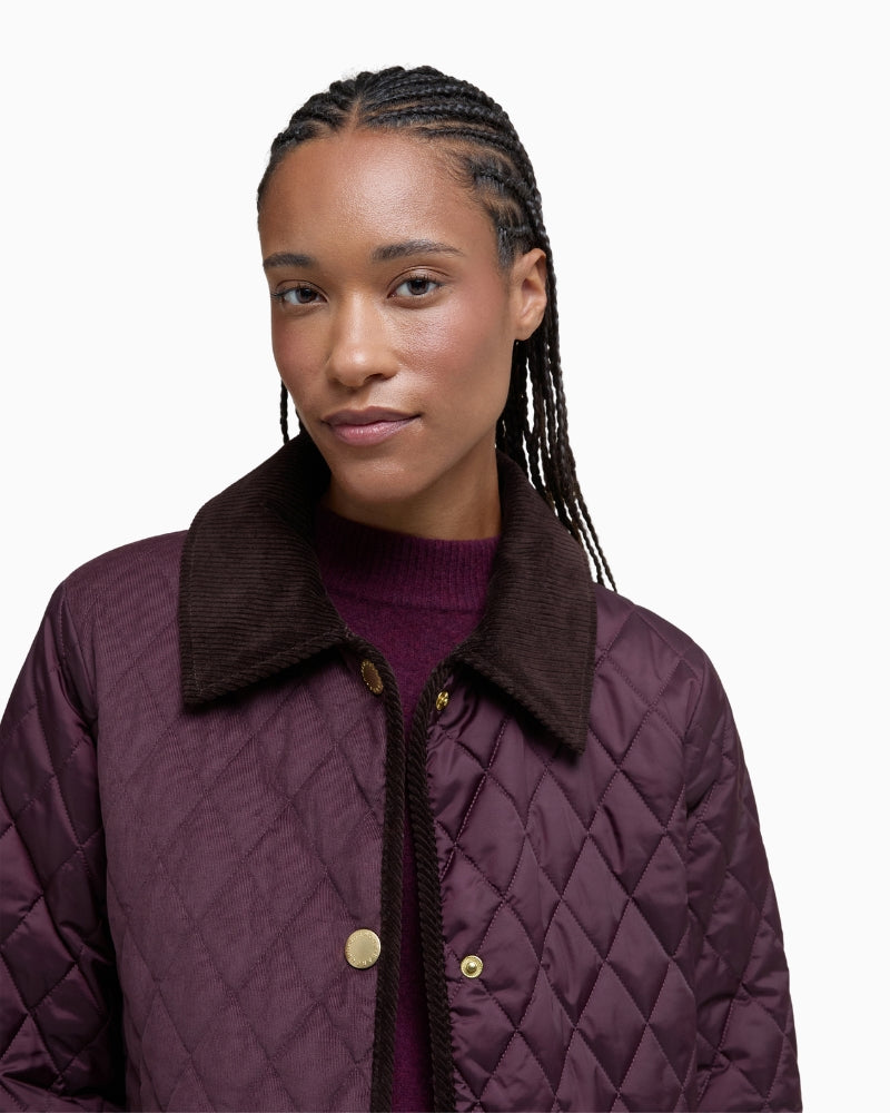 Cord detail around collar and chest
