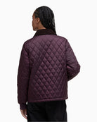 Full back view showing quilt pattern and structure