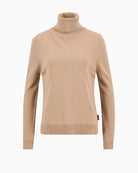 Flat lay of Barbour Pendle jumper displaying full shape, sleeves, and elbow patches