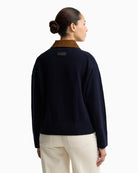Barbour Ravenshill Jumper Navy back view