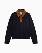 Barbour Ravenshill Jumper Navy styled portrait